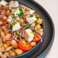 Ensalada de alubias blancas